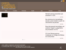 Tablet Screenshot of costaecampello.com.br